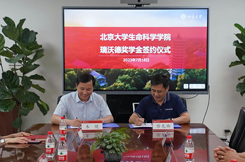 北京大学生命科学学院k8凯发奖学金签约仪式